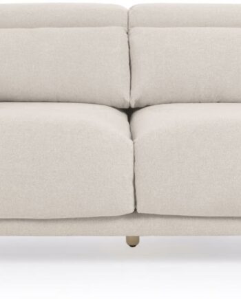 -personers Sofa Kave Home Singa Råhvid Med Chaiselong Venstre 215 Cm Polstret Nordisk Design