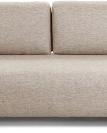 -personers Sofa Trepersoners Sofa Kave Home Compo Beige Stof H82ã B232ã D98 Cm Nordisk Design Aftagelige Betræk