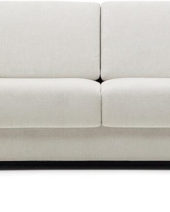 -personers Sovesofa Gæstesofa Kave Home Nuala Med 160x190 Viskoelastisk Madras Pletafvisende Grå Chenille
