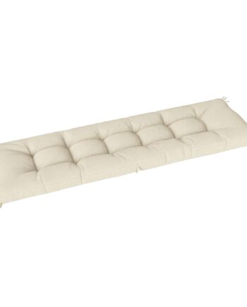 Aftagelig Pallehynde Med Fastgørelsesstropper  Pallehynde Til De Fleste Liggestole  198x65x13cm  Beige