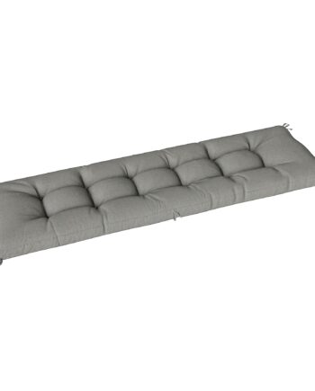 Aftagelig Pallehynde Med Fastgørelsesstropper  Pallehynde Til De Fleste Liggestole  198x65x13 Cm  Lysegrå
