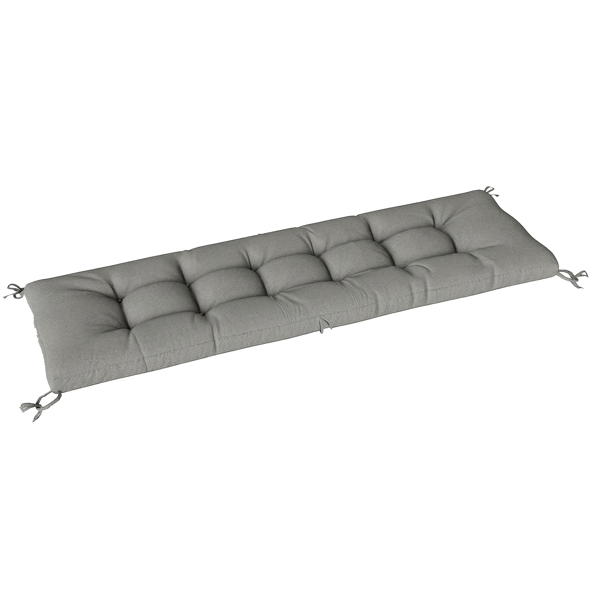 Aftagelig Pallehynde Med Fastgørelsesstropper  Pallehynde Til De Fleste Liggestole  198x65x13 Cm  Lysegrå