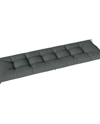Aftagelig Pallehynde Med Fastgørelsesstropper  Pallehynde Til De Fleste Liggestole  198x65x13 Cm  Mørkegrå