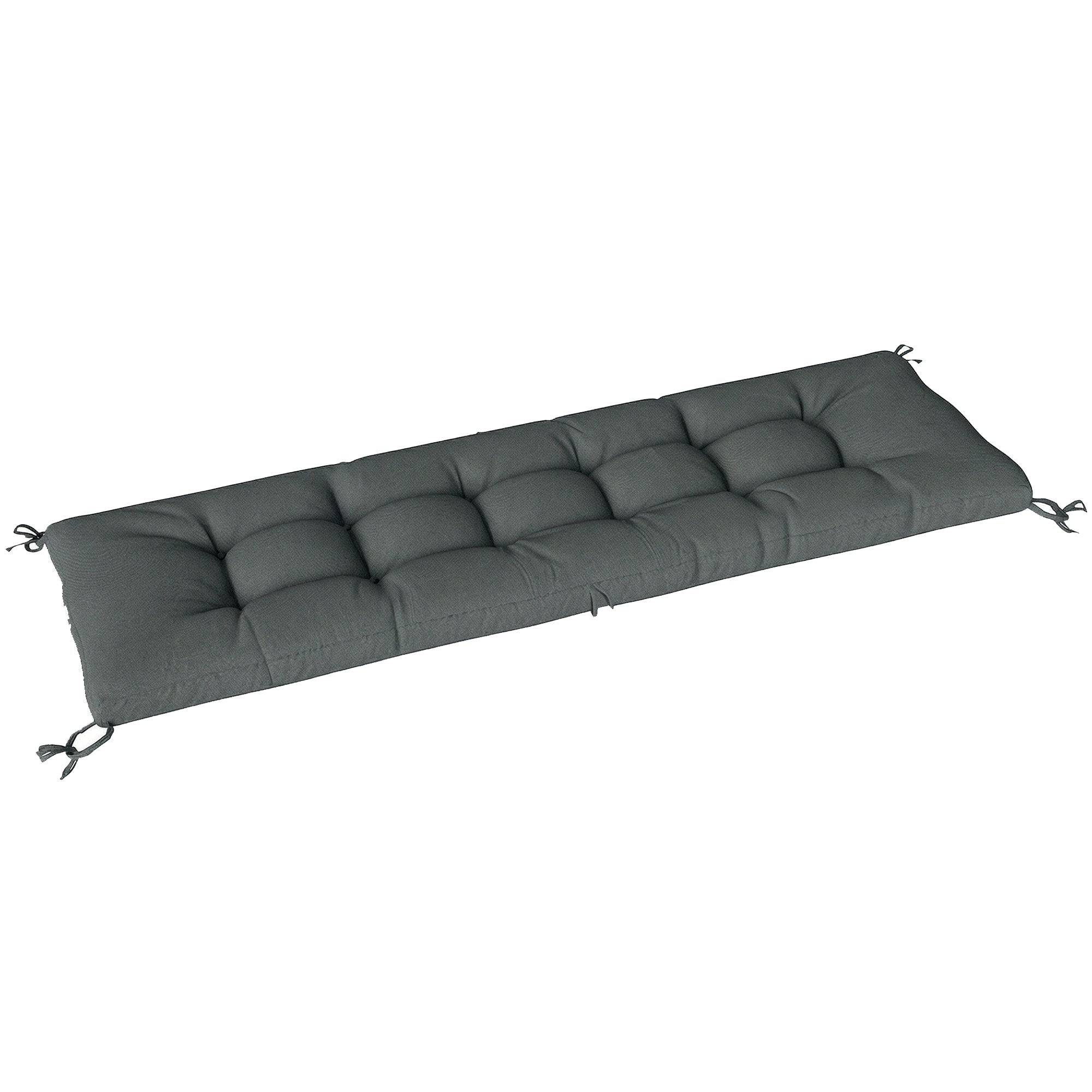 Aftagelig Pallehynde Med Fastgørelsesstropper  Pallehynde Til De Fleste Liggestole  198x65x13 Cm  Mørkegrå