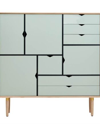 Andersen Furniture S3 Opbevaring Ocean Grey Hvidolieret Eg  : Erling Christensen Møbler