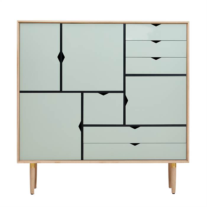 Andersen Furniture S3 Opbevaring Ocean Grey Hvidolieret Eg  : Erling Christensen Møbler