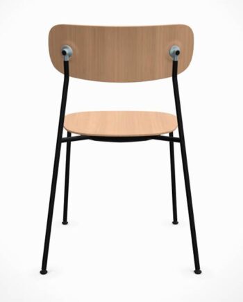 Andersen Furniture Scope Spisebordsstol Sort   Zink   Hvidpig  Mat Lak  : Erling Christensen Møbler