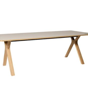 Andersen Furniture Space Add Spisebord   Kashmir Grey 95x220 Cm Eg Hvidpig  Mat Lak  : Erling Christensen Møbler