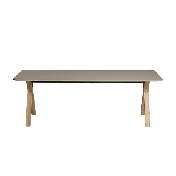 Andersen Furniture Space Udtræksbord Fenix Laminat Castoro Ottawa Eg Hvidpigmenteret Mat Lak Malet Kant Farve Som Bord  Eg Hvidpigmenteret