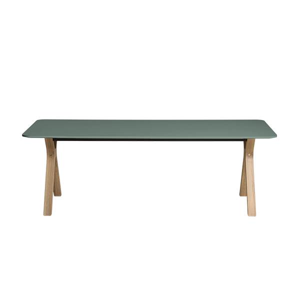 Andersen Furniture Space Udtræksbord Fenix Laminat Verde Comodoro Eg Hvidpigmenteret Mat Lak Malet Kant Farve Som Bord  Eg Hvidpigmenteret