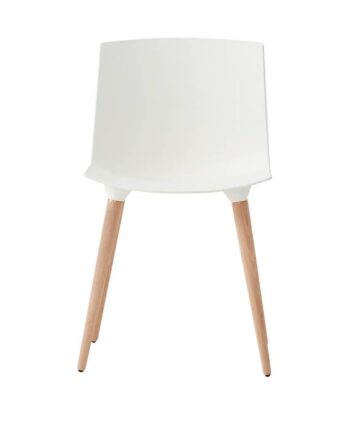 Andersen Furniture Tac Spisebordsstol Plast Hvid Hvidpigmenteret Mat Lak Eg Hvidpigmenteret Mat Lak : Erling Christensen Møbler