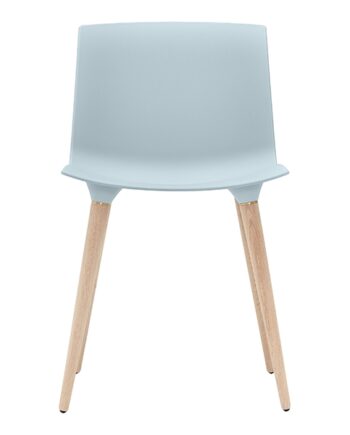 Andersen Furniture Tac Spisebordsstol Plast Isblå Hvidpigmenteret Mat Lak Eg Hvidpigmenteret Mat Lak : Erling Christensen Møbler
