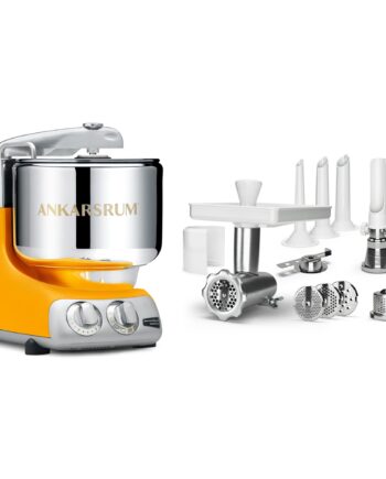 Ankarsrum Assistent Akm 6230 Røremaskine   Komplet Kødhakker  Sunbeam Yellow