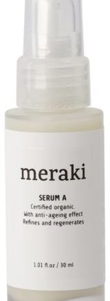 Ansigtsserum Meraki Serum     Parfumefri Anti-age Fugtserum Med Hyaluronsyre   Jojobaolie  økologisk Cosmos Svanemærket