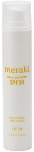 Ansigtssolcreme Meraki Facial Sun Cream Spf 30  Vandafvisende   Vegansk Med  -vitamin   Aloe Vera