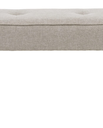 Anzac Bænk Sand Polyester Og Sort Stål  100x36