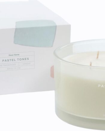 Aromatisk Duftlys Kave Home Pastel Tones ø16ã H9 Cm Grøn