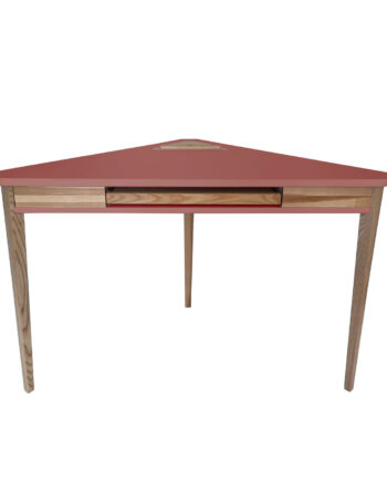 Ashme Hjørneskrivebord 114x85x85cm Antik Pink