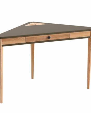Ashme Hjørneskrivebord 114x85x85cm Brun