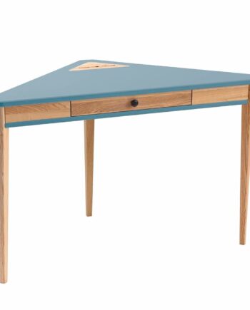 Ashme Hjørneskrivebord 114x85x85cm Gentle Blue