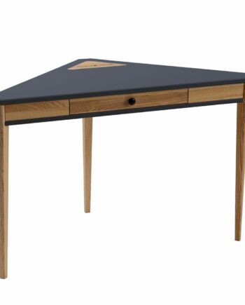 Ashme Hjørneskrivebord 114x85x85cm Grafit