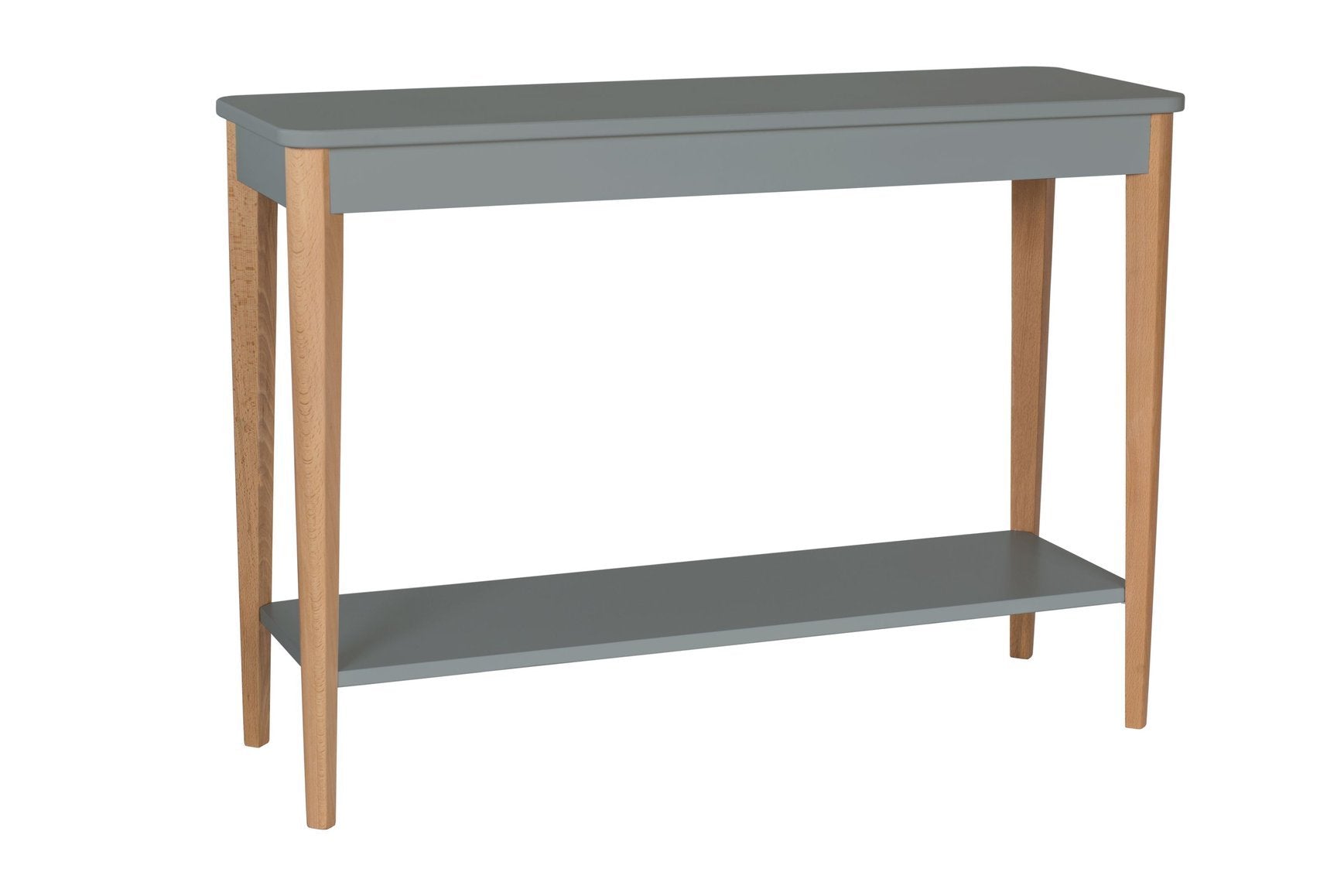 Ashme Konsolbord 105x35cm Asketræ Mørkegrå