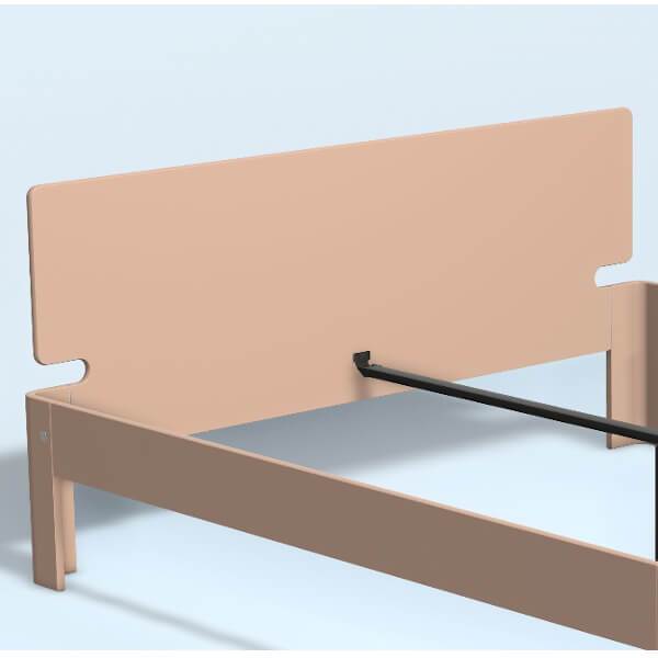 Auping Auronde Gavl Dobbeltseng Høj Model Blush 200 Cm  : Erling Christensen Møbler