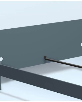 Auping Auronde Gavl Dobbeltseng Høj Model Cool Grey 160 Cm  : Erling Christensen Møbler