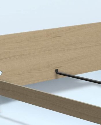 Auping Auronde Gavl Dobbeltseng Høj Model Natural Oak 160 Cm  : Erling Christensen Møbler