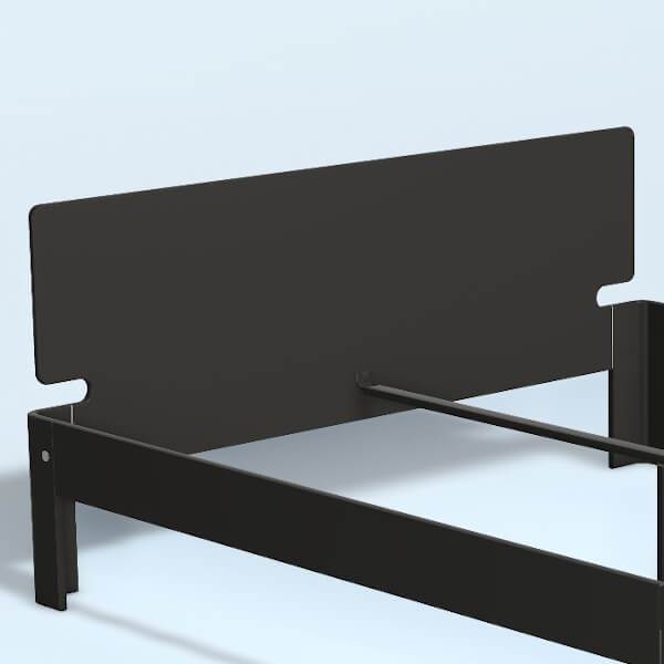 Auping Auronde Gavl Dobbeltseng Høj Model Sort 160 Cm  : Erling Christensen Møbler