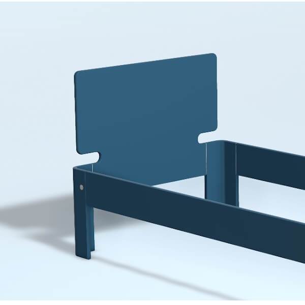 Auping Auronde Gavl Enkeltseng Høj Model Royal Blue 80 Cm  : Erling Christensen Møbler
