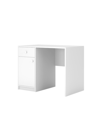 Babydreams Børneskrivebord       Låge Og   Skuffe Hvid Laminat  100x60
