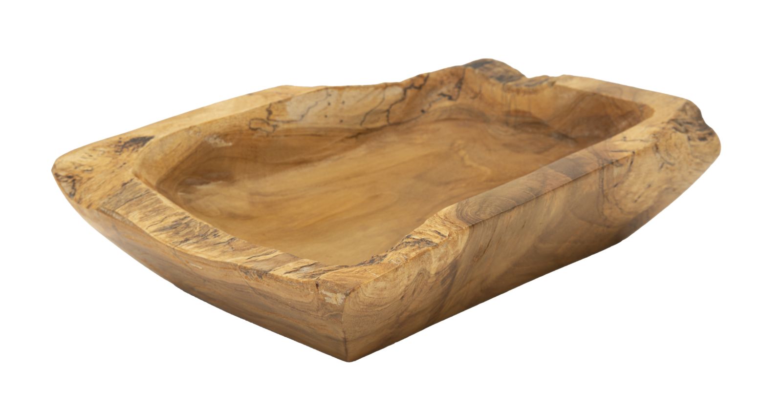 Bakke Af Teaktræ  25x19x7 Cm