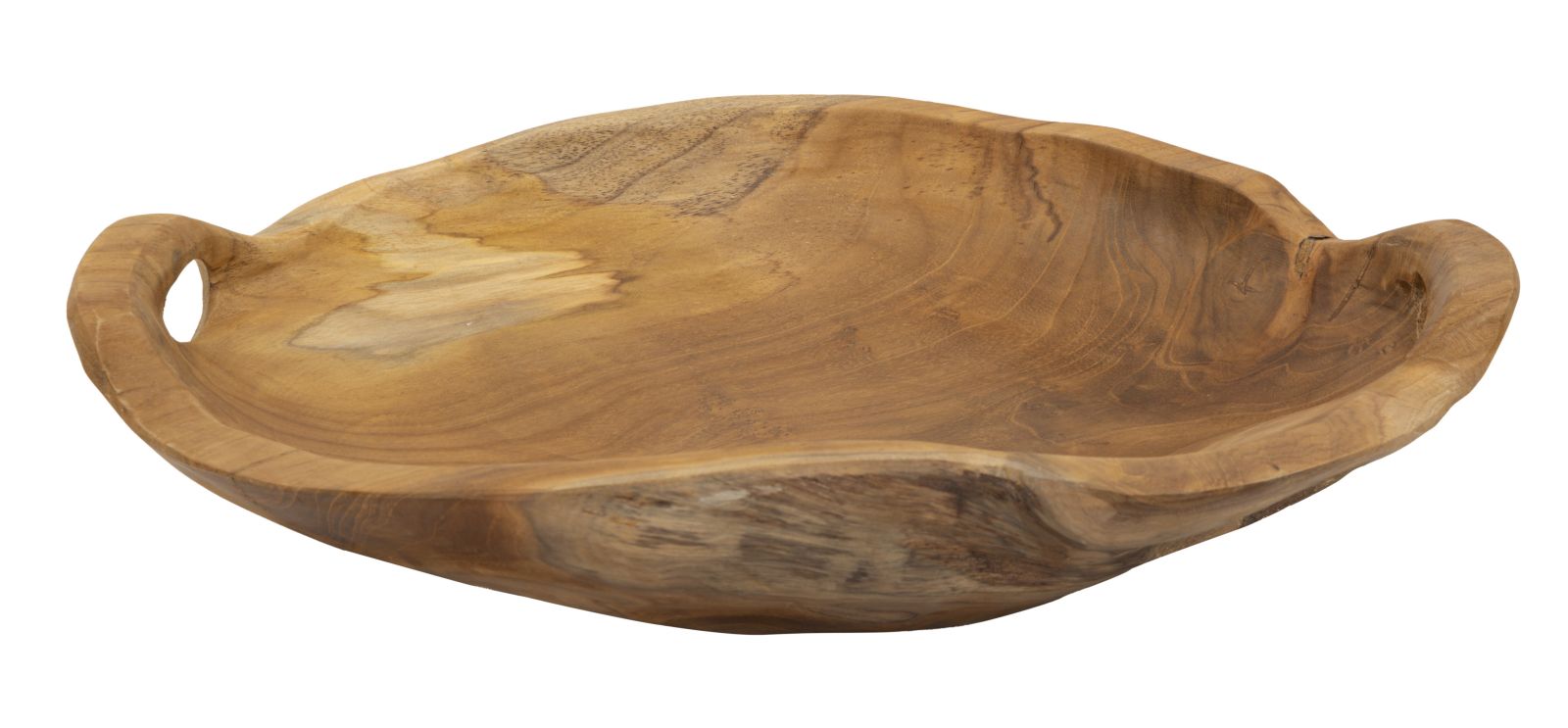 Bakke   Teaktræ   42x36x7 Cm
