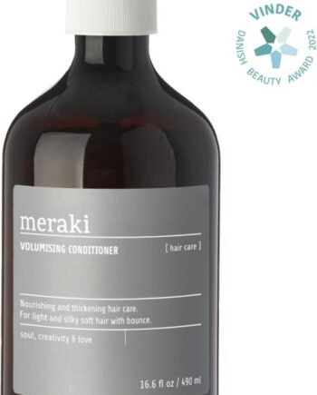 Balsam Meraki Volumising Conditioner 490 Ml   Fugtgivende Med Provitamin B5   økologisk Kokosolie