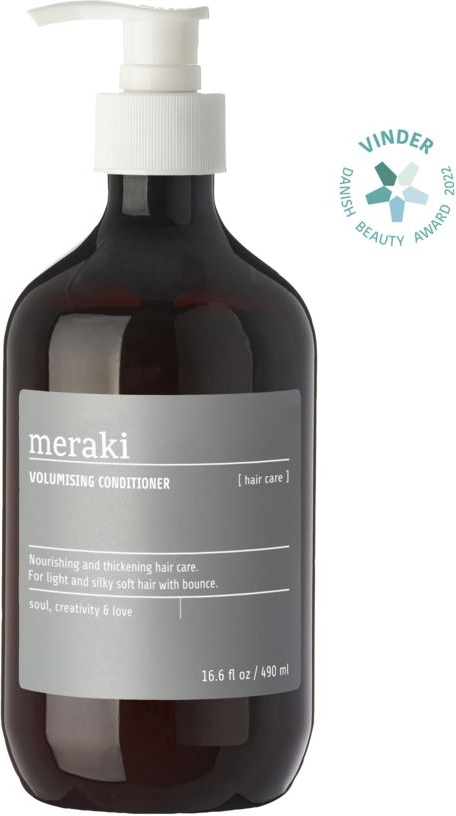 Balsam Meraki Volumising Conditioner 490 Ml   Fugtgivende Med Provitamin B5   økologisk Kokosolie