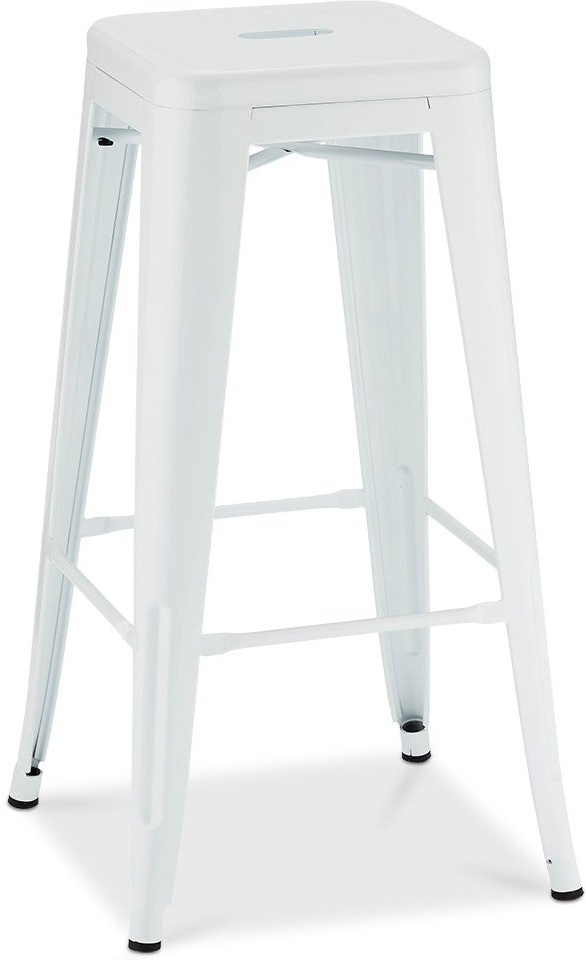 Barstol Raymond   Hallmark Islay Barkruk   Hvid Lakeret Stål H76ã B43ã D43 Cm