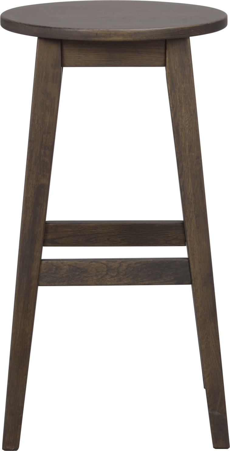 Barstol Rowico Austin   Massivt Egetræ Med Brun Lak ø35ã H65 Cm Sæt