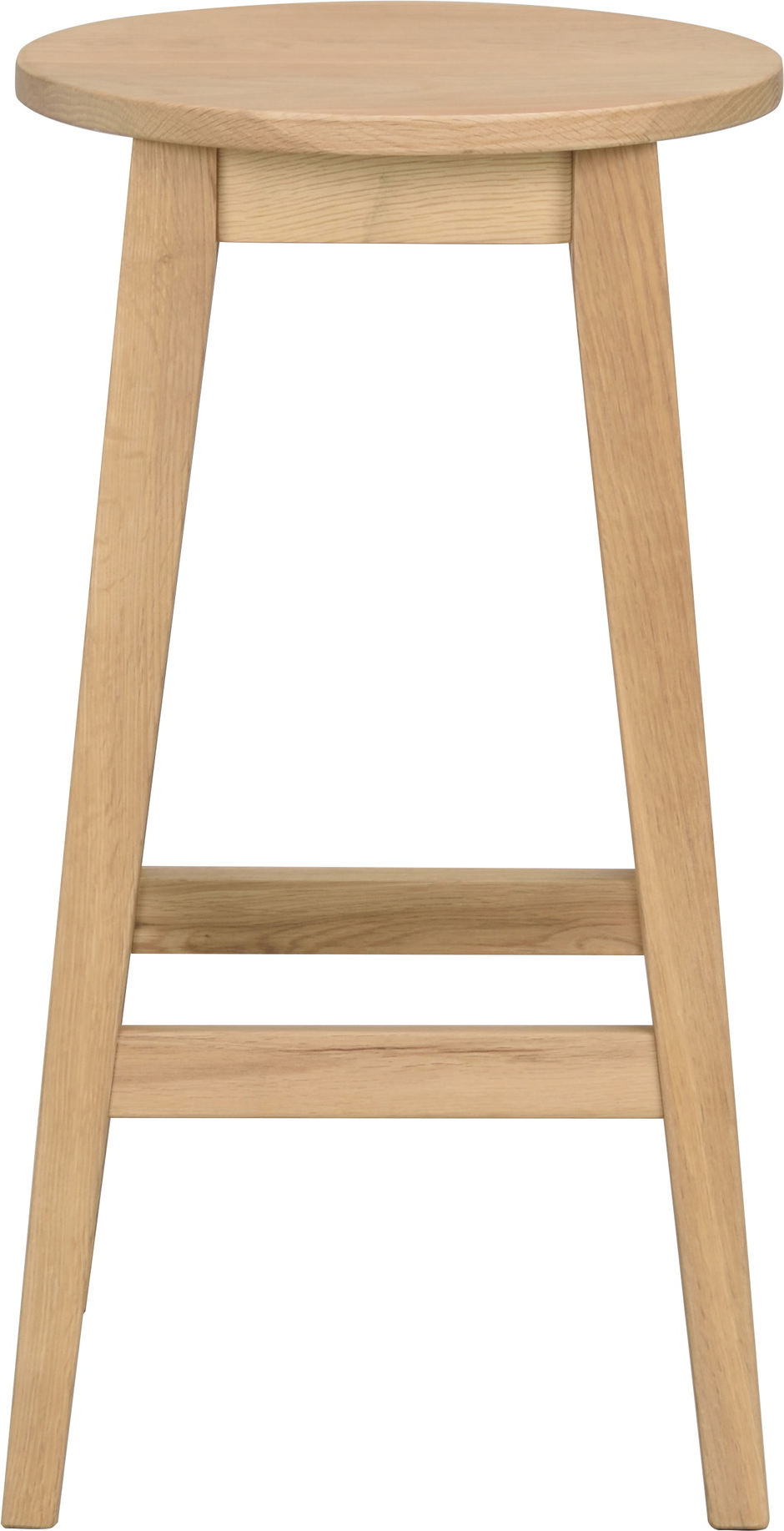 Barstol Rowico Austin Massivt Lakeret Egetræ  -pak H65 Cm ø35 Cm Skandinavisk Design