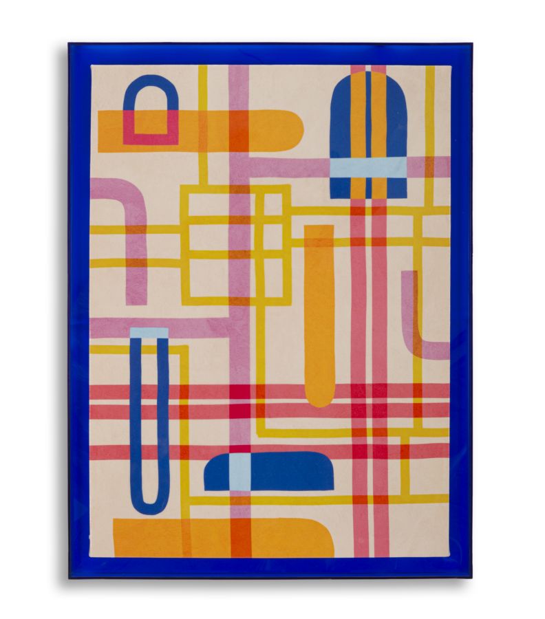 Billedramme Af Fyrretræ  Lærred Og Plast   60x3x3 Cm Canvas Print