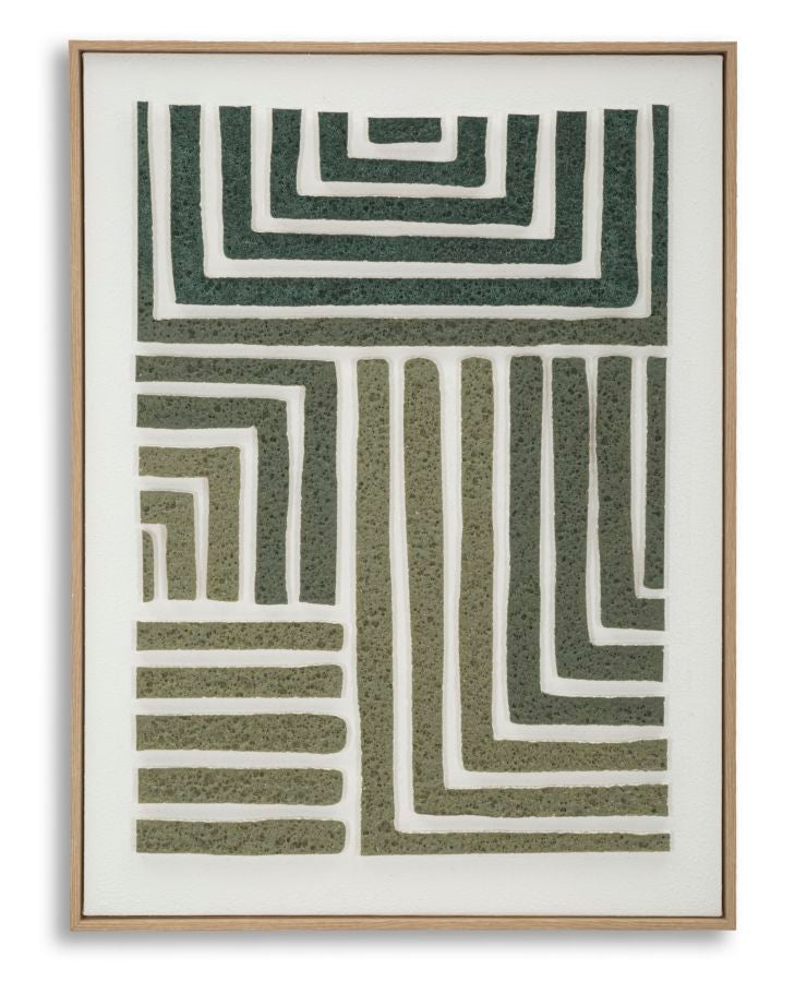 Billedramme Af Fyrretræ  Lærred Og Plast   60x2x9 Cm Canvas Print