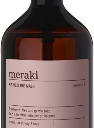 Bodywash Kropsvask Meraki Intimate Sensitive Wash  - -  Krops- Og Intimsæbe  Brun 490 Ml
