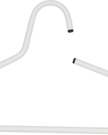 Bøjle  -pak Spinder Design Victorie Hvid Pulverlakeret Stål 21 5x42x1 Cm Minimalistisk Garderobeløsning