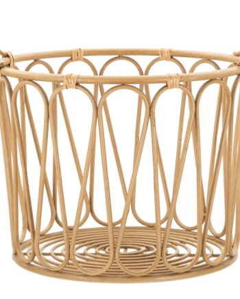 Boho Chic Kurv   Metal Og Plast   49x6x42 Cm