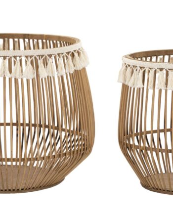 Boho Chic Kurve   Rattan   47x39x5 Og 34x36x5 Cm