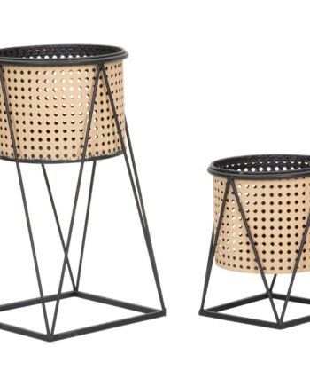 Boho Chic Vaser  Metal   21x40  19x22 Cm