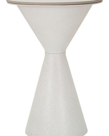 Bord   Hvid  Metal Og Keramik   44x5x63 Cm