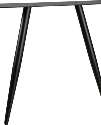 Bordben Understel Woood Tablo Til Plankebord Kegleformet Metal Mat Sort H72 Cm
