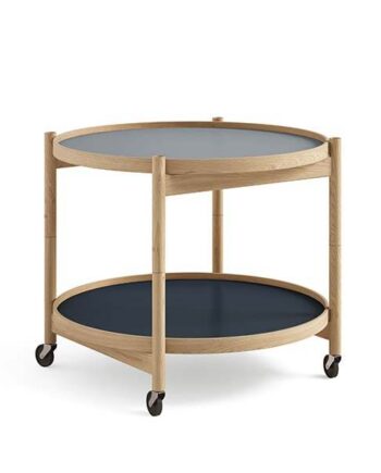Brdr  Krüger Bølling Bakkebord 60 Cm  Eg Olie  Bakke  : Water   Bakke  : Base  : Erling Christensen Møbler