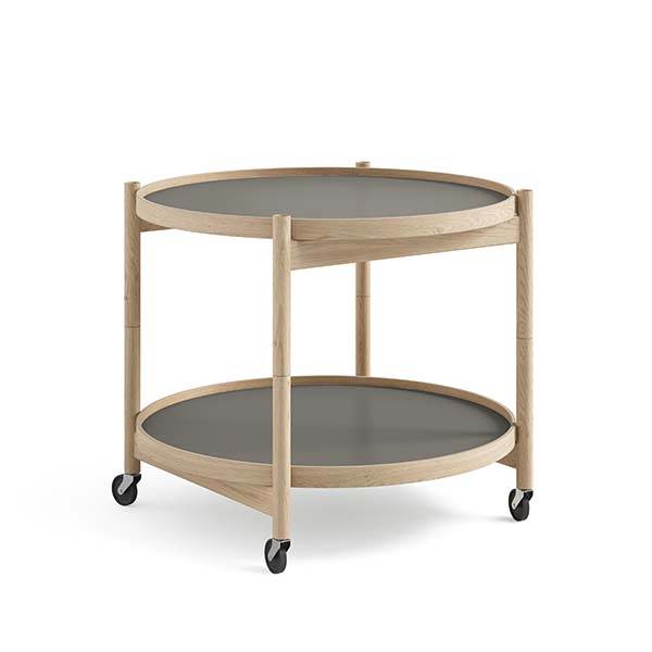 Brdr Krüger Bølling Bakkebord 60 Cm Eg Ubehandlet Bakke : Stone Bakke : Stone : Erling Christensen Møbler